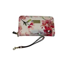 Liz Claiborne Black Saffiano Leather Wristlet Clutch — listing 6