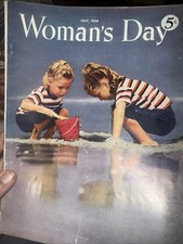 Woman's Day Magazine February 1950 Issue - Girl with Goldfish Bowl Cover — listing 4