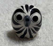 Vintage Mexican Tonala Hand-Painted Pottery Owl Figurine — listing 2