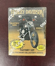 Harley-Davidson Series 1 Collector's Cards Factory Set - 100 Premium Cards (Sealed) — listing 2
