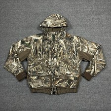 Realtree Max-5 Camouflage Insulated Hooded Hunting Jacket — listing 3