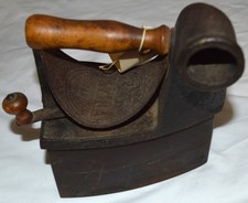 Antique Cast Iron Sad Iron with Detachable Handle — listing 5