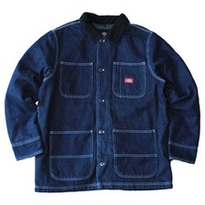 Indigo Denim Chore Jacket / Coverall Work Jacket (photographed off a Rakuten/Zenplus listing screen) — listing 3