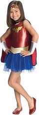 Wonder Woman Costume T-Shirt with Attached Cape by Rubie's