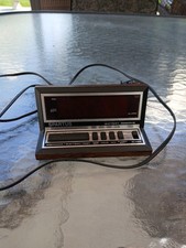 Vintage Spartus Electronic Digital Alarm Clock, Model Tech No. 1150, Red Lens