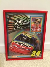 Jeff Gordon #24 DuPont Motorsports Framed Collectible with First Day Cover Stamp and Coin — listing 5