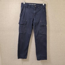 Duluth Trading Company Flex Fire Hose Cargo Work Pants, Brown, Size 34x32