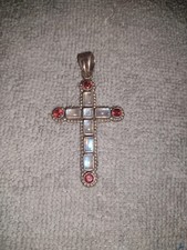 Nicky Butler Black Cross Drop Earrings with Tiger's Eye Cabochons — listing 5
