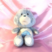 Care Bears Grumpy Bear Plush by Basic Fun (2021), Rain Cloud Belly Badge — listing 4