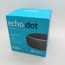Amazon Echo Dot (3rd Generation) Smart Speaker with Alexa - Charcoal, Sealed — listing 3
