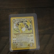 Pokémon Card Lot: Raticate Holo (Legendary Collection reverse/holo) and Lt. Surge's Raichu Holo (Gym Heroes 11/132) — listing 5