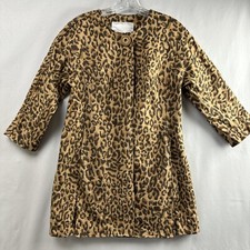 Carol Anderson Leopard Print Coat with Faux Fur Collar — listing 3