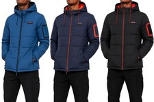 Nautica Reversible Color-Block Signal Flag Puffer Jacket, Size XXL — listing 4