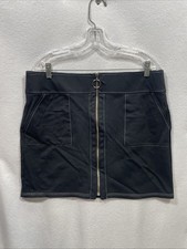 INC International Concepts Black Pencil Skirt with Gold Zipper Detail — listing 6