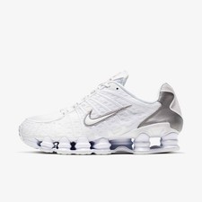 Nike Shox NZ White/Metallic Silver Running Shoes — listing 4
