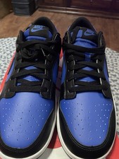 Nike Dunk Low Black White Royal Blue Sneakers — listing 3