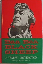 WWII VMF-214 Black Sheep Squadron Photograph Signed by Pappy Boyington, 18x24 — listing 5