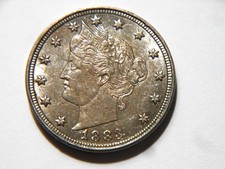 Liberty Head V Nickel (Reverse Shown), Five Cents — listing 4