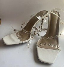 Lulus Clear PVC Rhinestone Sunburst Pointed-Toe Mule Heels — listing 4