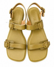 Camper Black Leather Strappy Slingback Sandals — listing 5