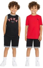 PUMA Toddler Boys 3-Piece Set - Two Tees (Gray, Red) & Joggers, Size 3T, NWT — listing 5