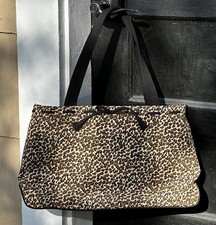 Liz Claiborne Leopard Print & Black Nylon Crossbody Messenger Bag — listing 6
