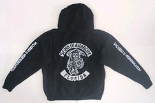 Sons of Anarchy Reaper Full-Zip Hoodie, Black, Size XL — listing 6