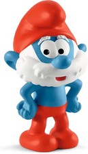 Vintage Papa Smurf 2 inch PVC Figurine