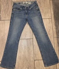 Ariat R.E.A.L. Denim High Rise Bootcut Jeans, Dark Blue Wash, Size 32R — listing 6