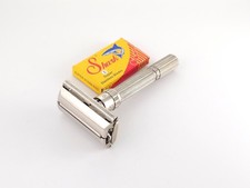 Vintage Gillette Slim Adjustable 1-9 DE Safety Razor — listing 6