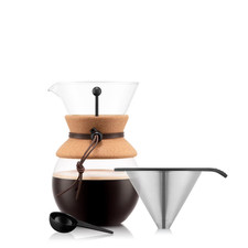 Bodum Pour Over Coffee Maker with Cork Collar and Leather Tie — listing 3