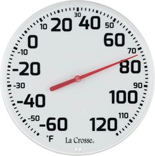 La Crosse Technology Round Dial Indoor/Outdoor Thermometer — listing 5