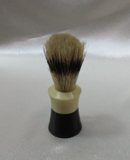 Antique Marbled Bakelite Barbershop Shaving Brush Stand with Bowl — listing 6