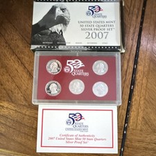 US Mint 50 State Quarters Silver Proof Sets - Complete 10 Set Run (1999-2008) — listing 6
