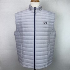 Johnnie-O Men's Hatteras Quilted Vest, Harbour Blue, Size XL