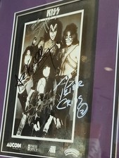 Signed KISS-Themed Fantasy Pin-Up Art Print (Female KISS Members, Post-Apocalyptic Scene), Hand-Signed by Artist