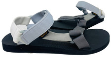 Teva Original Universal Leather Sandals, Women's, Gray with Star/Dot Print Straps — listing 4