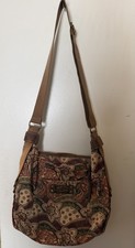 Fossil Waxed Canvas & Leather Crossbody Messenger Bag, listing 5