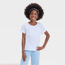 Cat & Jack Girls' Teal Long-Sleeve 'Girl Pack' Graphic Tee, Size L (10/12) — listing 5