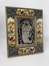 Persian Hand-Painted Hunting Scene Miniature Painting on Bone/Board Panel — listing 3