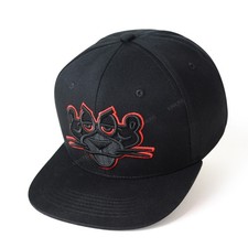 Black and Pink Snapback Baseball Cap with Embroidered Script Logo — listing 6