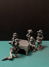 Pewter Miniature Diorama Figurine — Old-Time Bar / Saloon Scene — listing 5