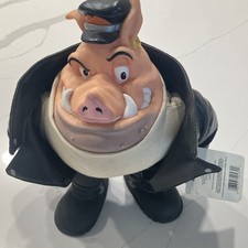 Vintage 1990s Applause Harley-Davidson Biker Dude Plush Doll with Vinyl Head, Leather-Style Jacket and Boots, Original Hang Tag — listing 2