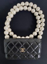 Chanel Dark Brown Quilted Lambskin Chain Shoulder Bag with Leather Shoulder Pad — listing 5