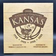 Kansas Jayhawks 2008 NCAA National Champions Basketball Court Runner Rug — listing 3