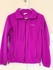 Columbia Girls' Benton Springs Fleece Full-Zip Jacket, Pink, Size XXS (4/5), listing 3