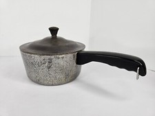 Vintage Club Aluminum Hammercraft 2 Qt Saucepan with Wood Handle — listing 6