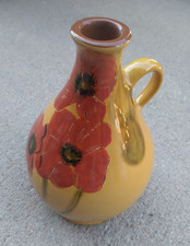 Ambiance Collection 'Fleur Rouge' 80 oz Ceramic Pitcher, Yellow with Red Poppies — listing 2