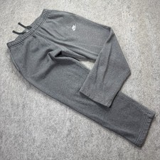 Nike Sportswear Club Fleece Men's Sweatpants Open Hem Charcoal Heather Gray Size L — listing 6