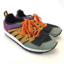 Merrell Alpine Sneaker Women's US 9.5 Teal Grey Suede Retro Hiking Shoes